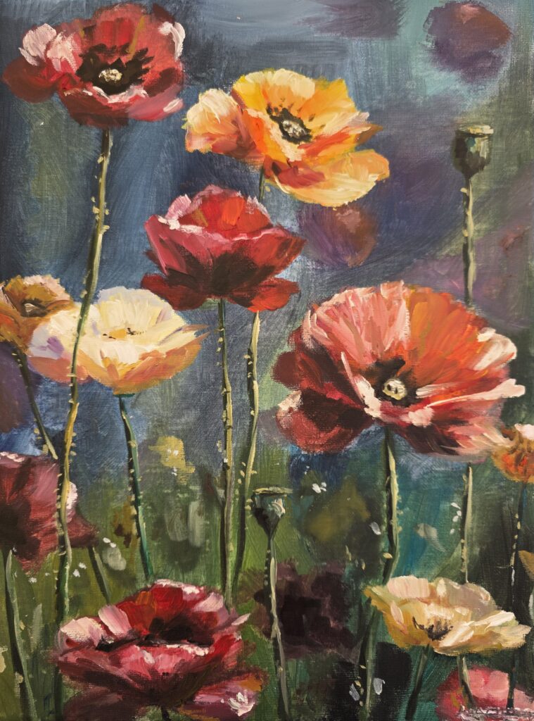2025 08 10 Paiting Poppies